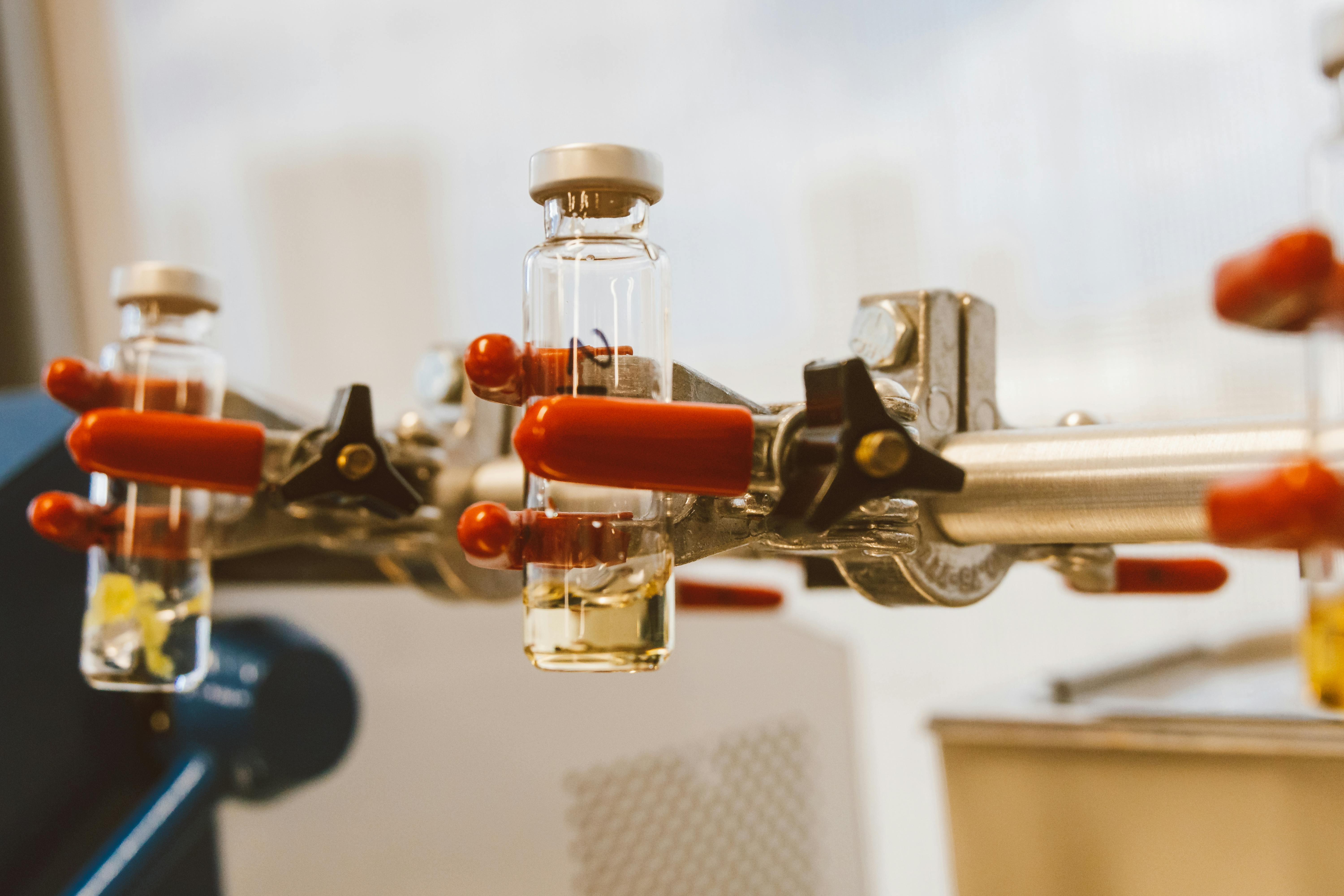 Bottles on production line - automated quality control